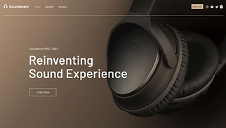 Promotional Page website templates - Product Landing Page
