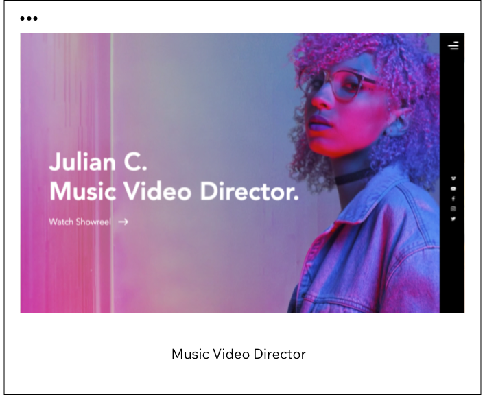 Music Video Director Template