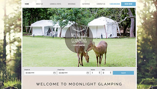Travel & Tourism website templates - Campground