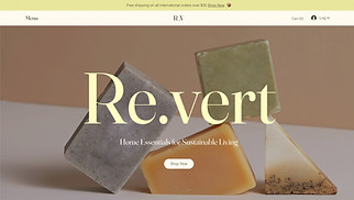 NEW! website templates - Home Goods Store