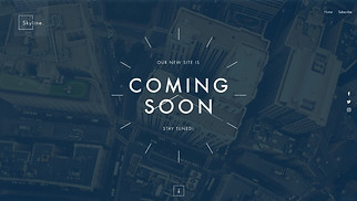 Business website templates - Coming Soon Landing Page