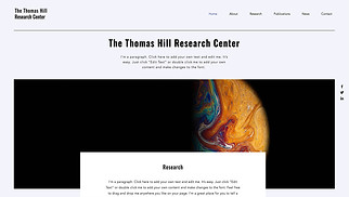 Schools & Universities website templates - Research Lab 