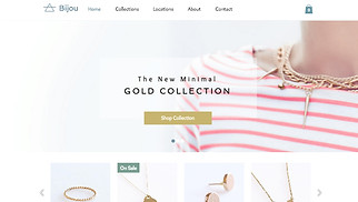 Jewelry & Accessories website templates - Jewelry Store